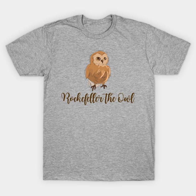 Rockefeller the Owl New York T-Shirt by MalibuSun